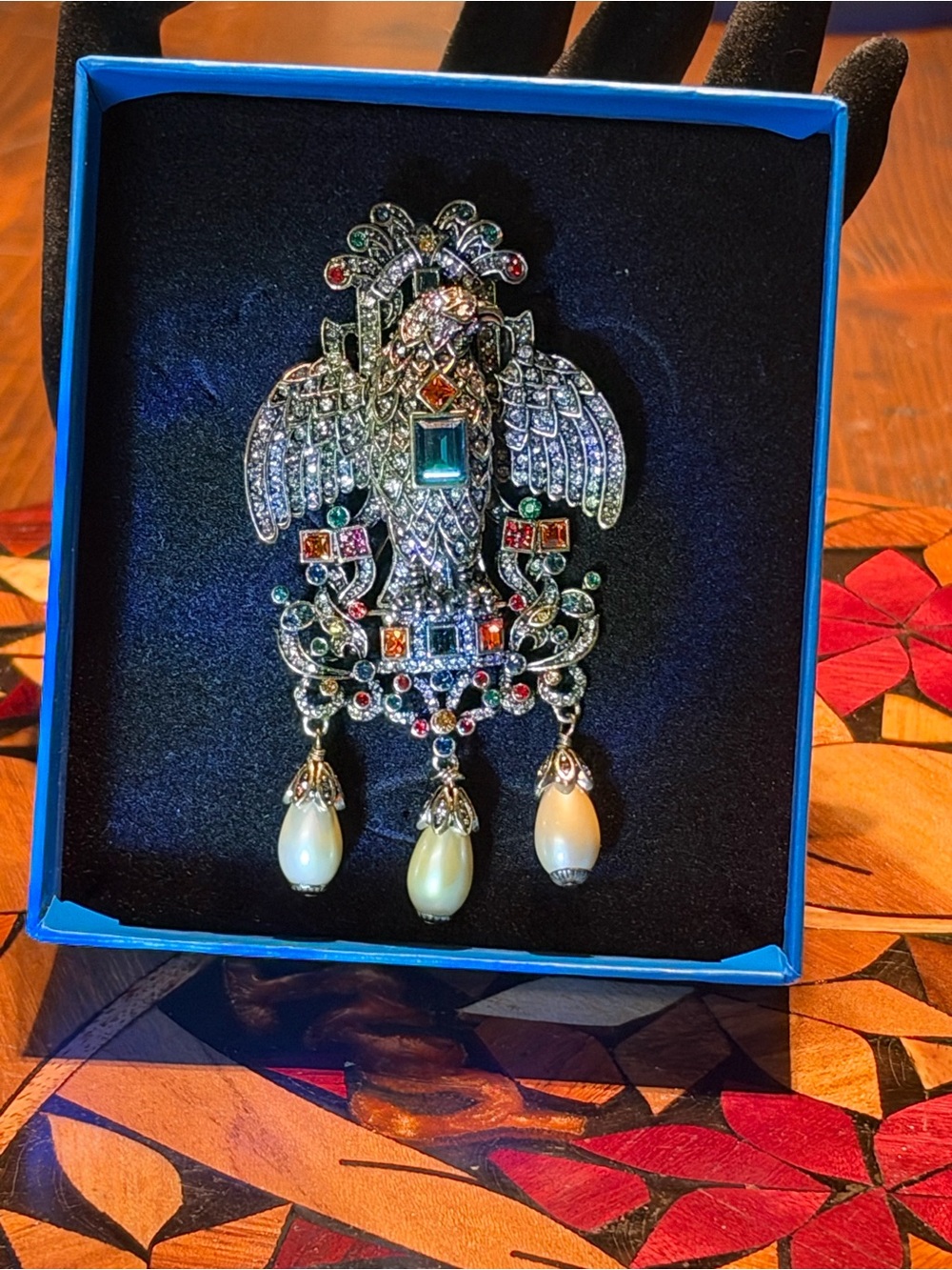 Heidi Daus "Regal Eagle" Pendant/Pin